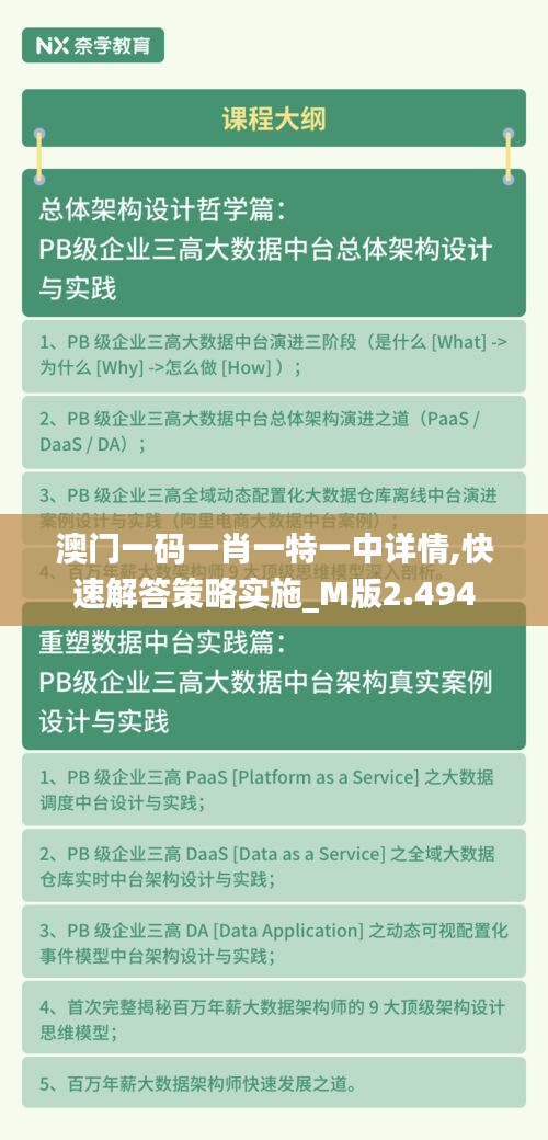 澳门一码一肖一特一中详情,快速解答策略实施_M版2.494