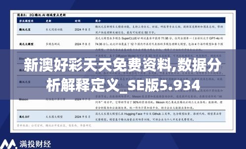 新澳好彩天天免费资料,数据分析解释定义_SE版5.934