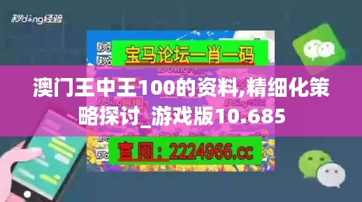澳门王中王100的资料,精细化策略探讨_游戏版10.685