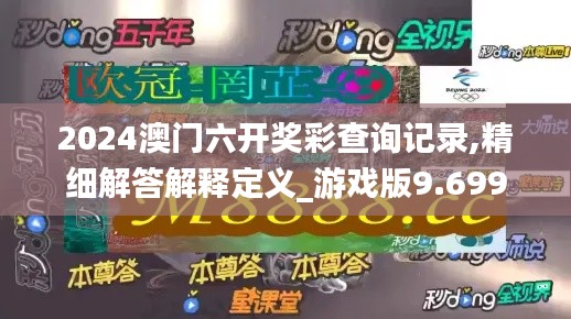 2024澳门六开奖彩查询记录,精细解答解释定义_游戏版9.699