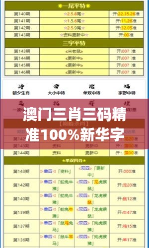 澳门三肖三码精准100%新华字典,创新设计执行_复古款7.977