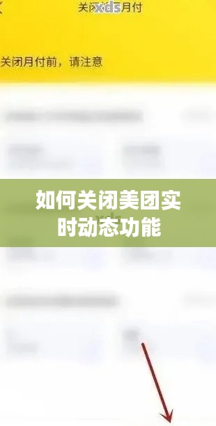 如何关闭美团实时动态功能