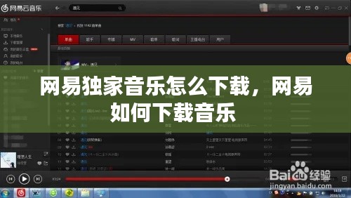 网易独家音乐怎么下载，网易如何下载音乐 