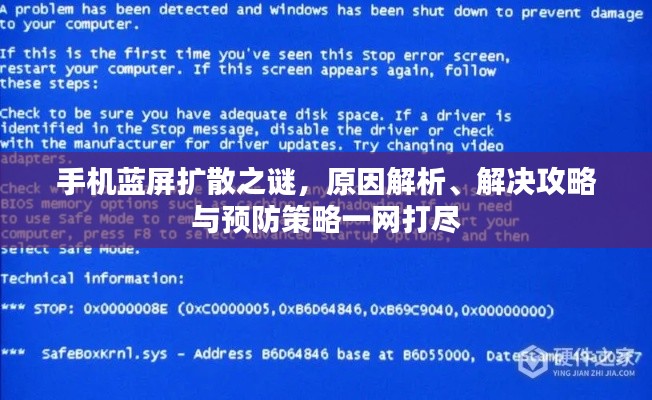 手机蓝屏扩散之谜，原因解析、解决攻略与预防策略一网打尽