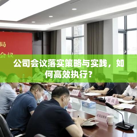 公司会议落实策略与实践，如何高效执行？