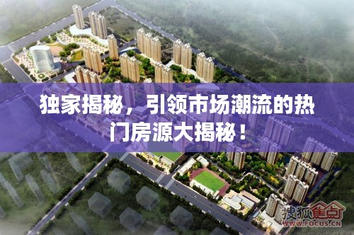 独家揭秘，引领市场潮流的热门房源大揭秘！