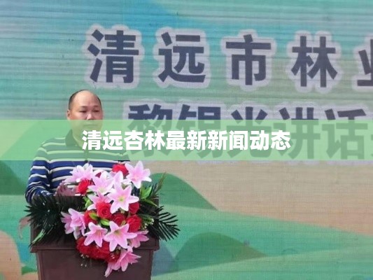清远杏林最新新闻动态