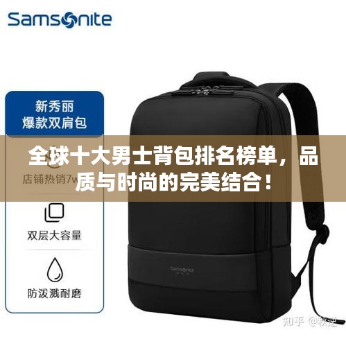 全球十大男士背包排名榜单，品质与时尚的完美结合！