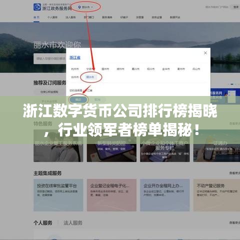 浙江数字货币公司排行榜揭晓，行业领军者榜单揭秘！