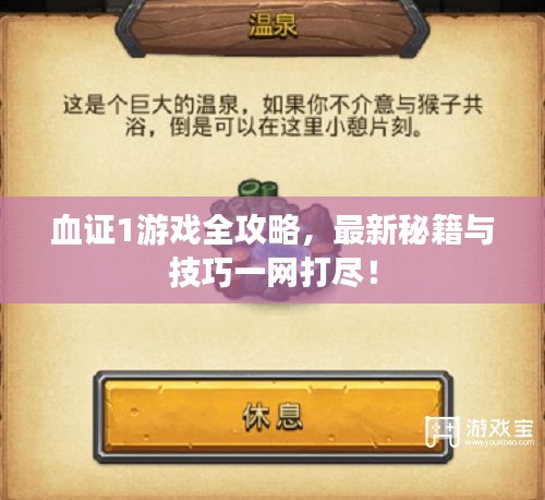血证1游戏全攻略，最新秘籍与技巧一网打尽！