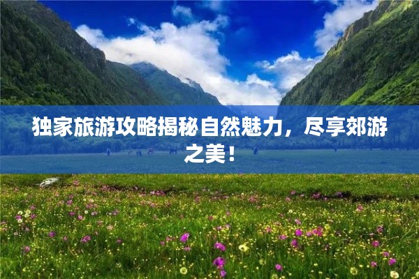 独家旅游攻略揭秘自然魅力，尽享郊游之美！
