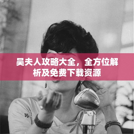 吴夫人攻略大全，全方位解析及免费下载资源