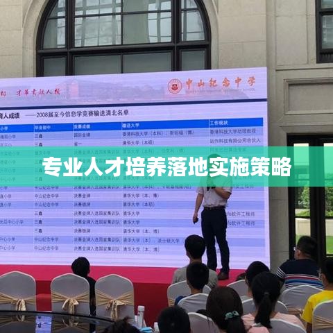 专业人才培养落地实施策略