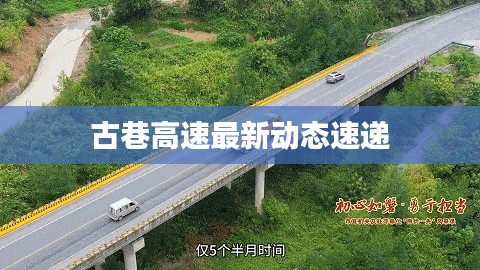 古巷高速最新动态速递