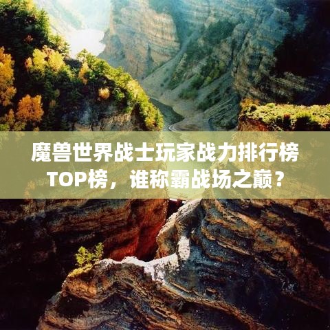 魔兽世界战士玩家战力排行榜TOP榜，谁称霸战场之巅？