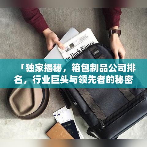 「独家揭秘，箱包制品公司排名，行业巨头与领先者的秘密大曝光！」