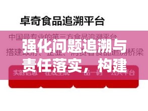 强化问题追溯与责任落实，构建高效治理体系的基石保障