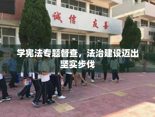 学宪法专题督查，法治建设迈出坚实步伐