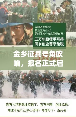 金乡征兵号角吹响，报名正式启动！