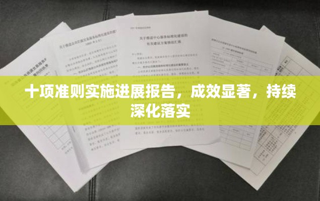 十项准则实施进展报告，成效显著，持续深化落实