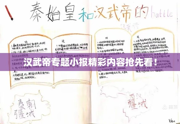 汉武帝专题小报精彩内容抢先看！