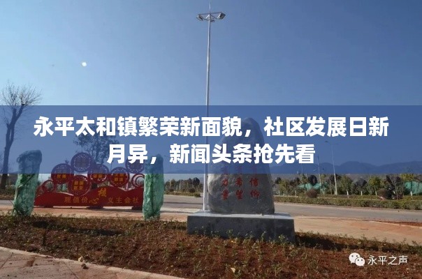 永平太和镇繁荣新面貌，社区发展日新月异，新闻头条抢先看
