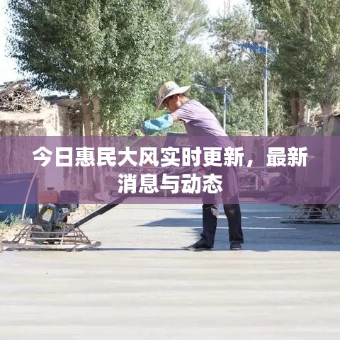 今日惠民大风实时更新，最新消息与动态