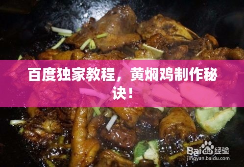百度独家教程，黄焖鸡制作秘诀！